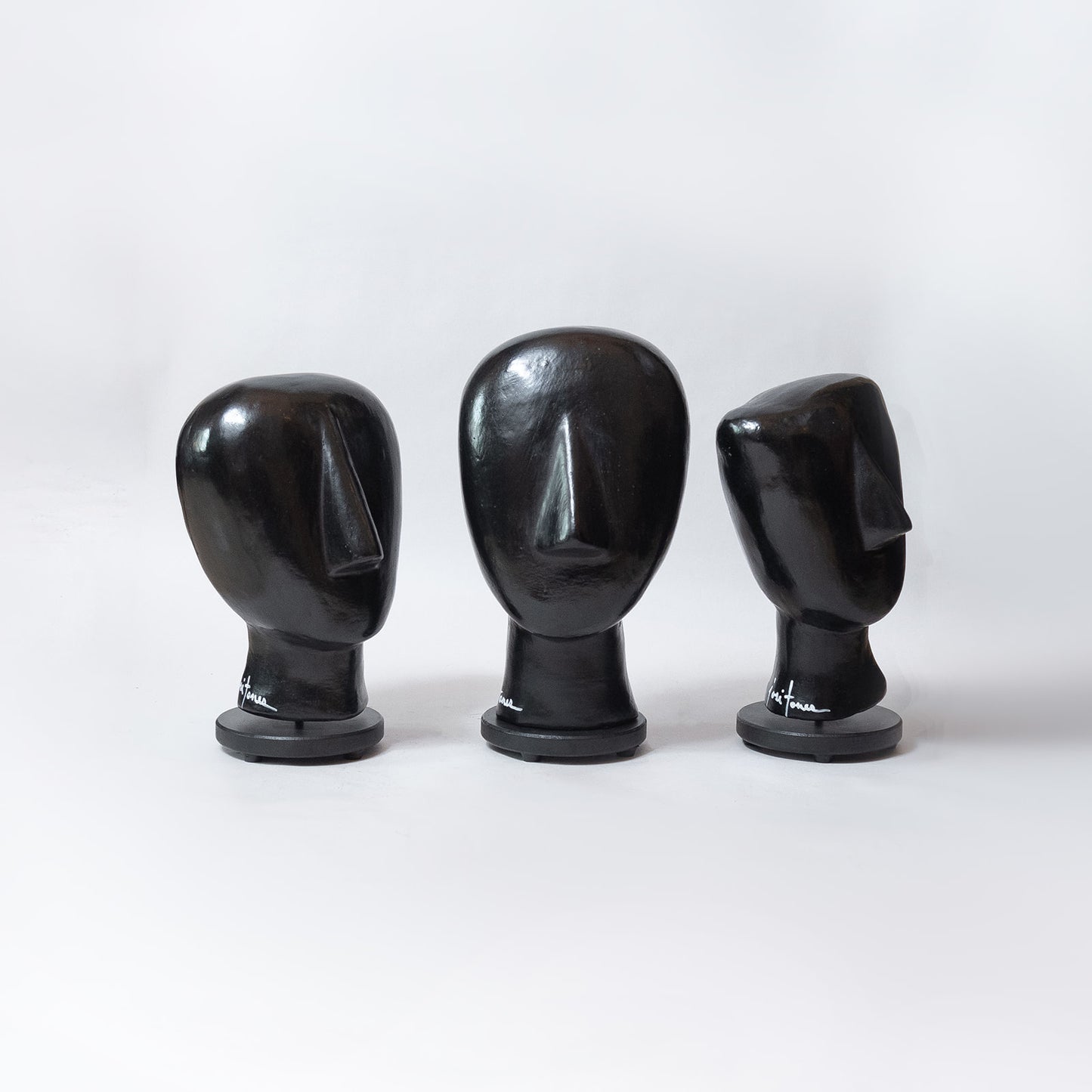 Juego Cabezas Cyclades Bajas con Pedestal