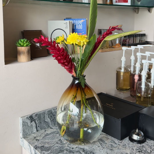 Florero de Vidrio Soplado (20cm x 45cm)